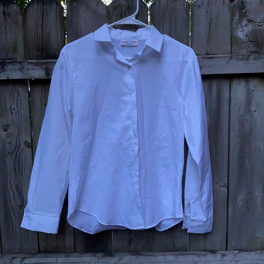 White button Down Top sz. S